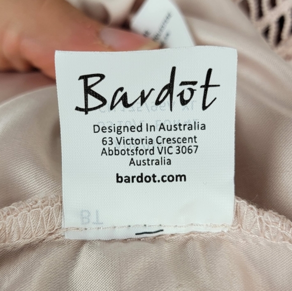 Bardot Gemma Dress Light Pink 10/ Large - Picture 11 of 12